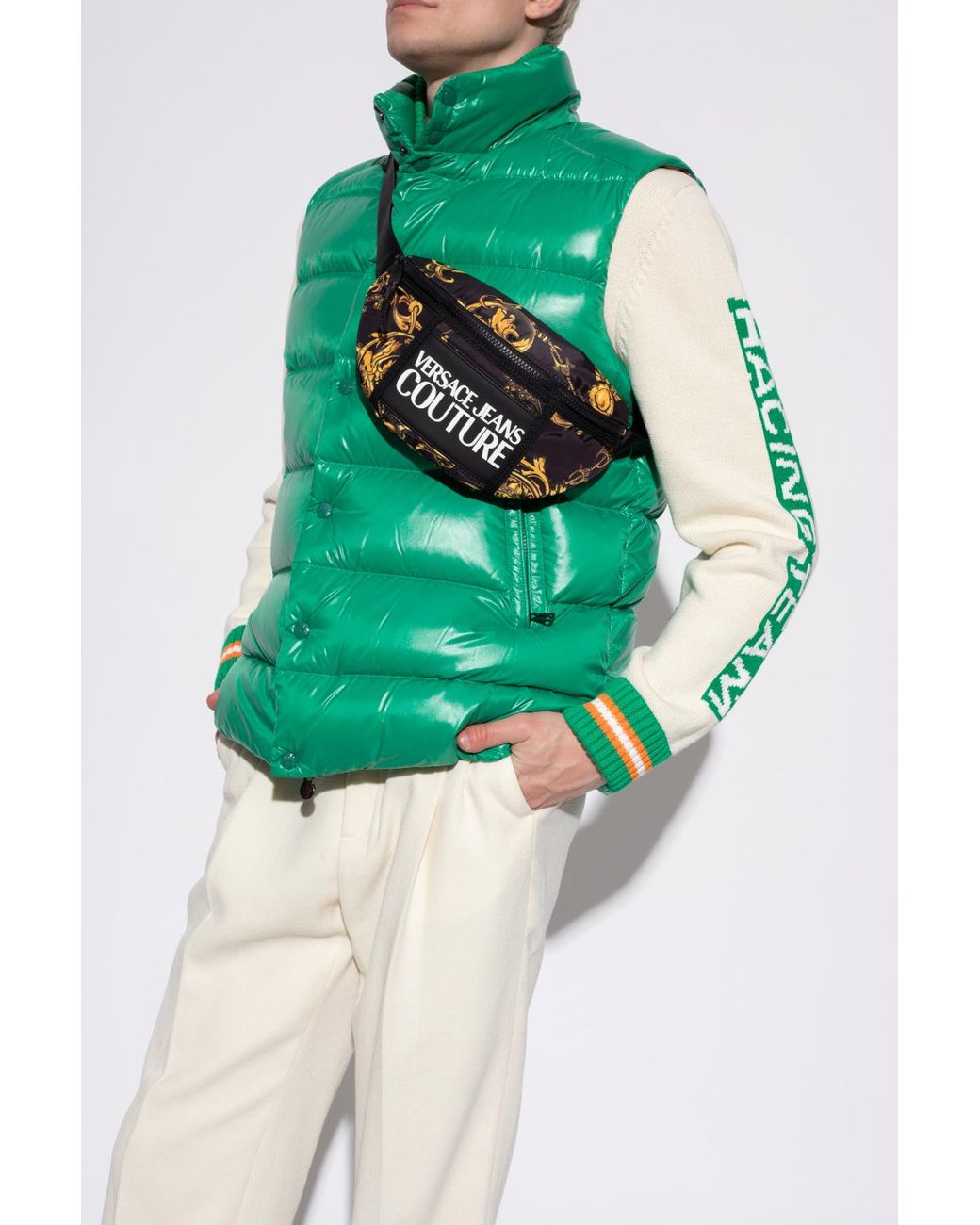 Versace Jeans Couture Belt Bag in Green for Men | Lyst