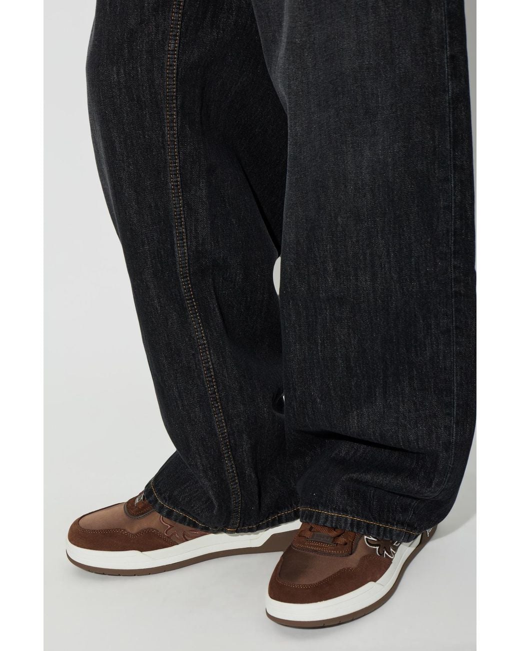 Palm Angels Brown 'Palm Tennis' Sneakers for men