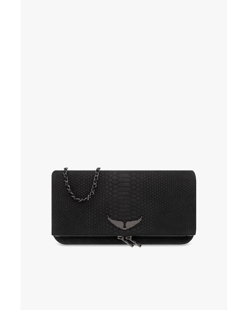 Zadig & Voltaire Black Shoulder Bag With Logo
