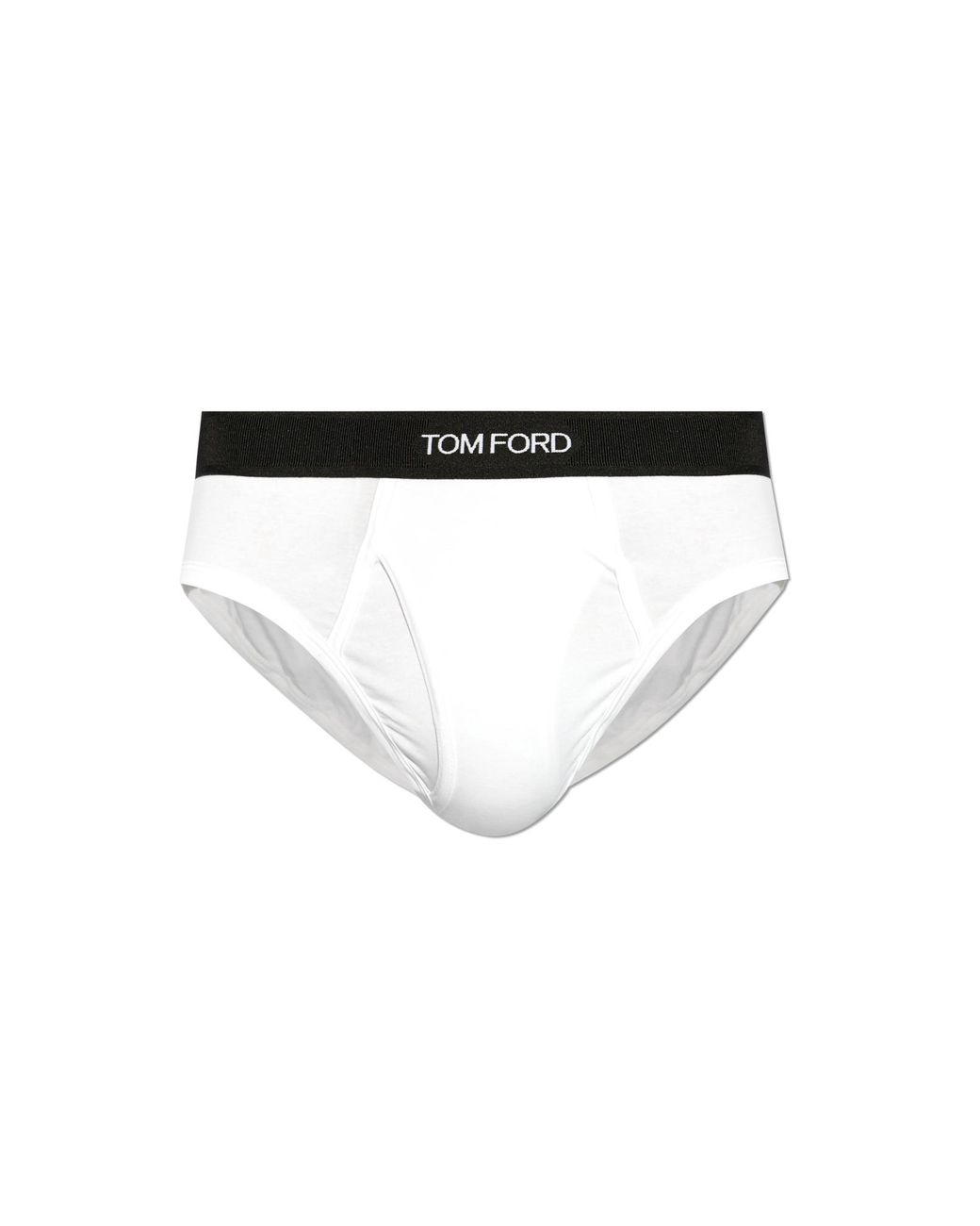Tom Ford Black Briefs With Logo for men