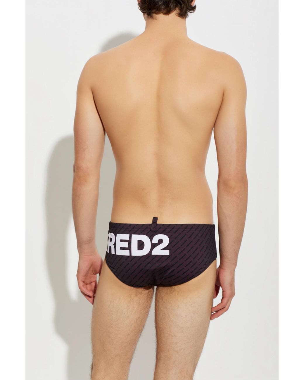 DSquared² Blue Monogram Swim Briefs for men