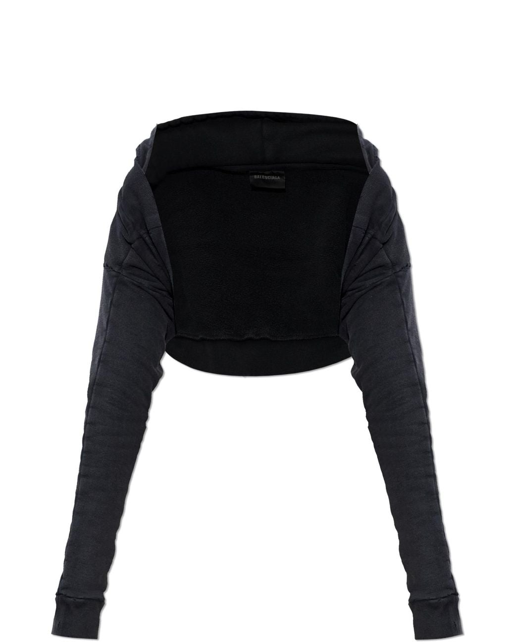 Balenciaga Black Short Hoodie