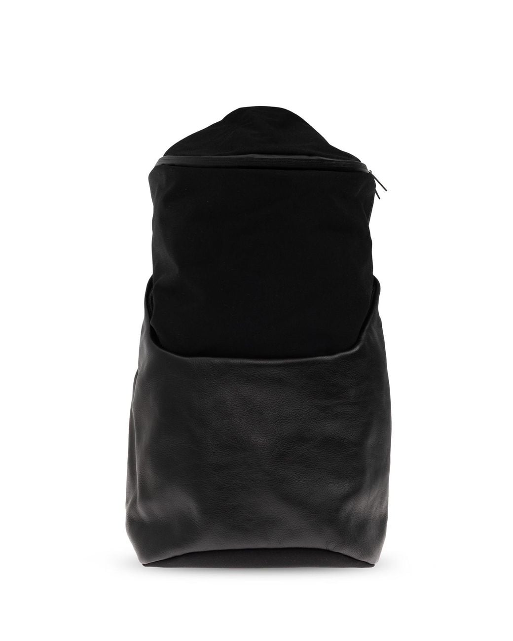 Yohji Yamamoto Black Backpack Made From Combined Materials for men
