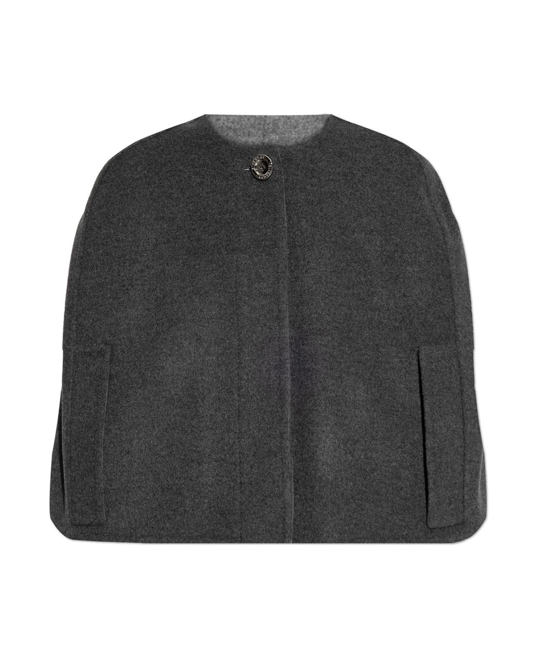 Givenchy Black Short Wool Poncho