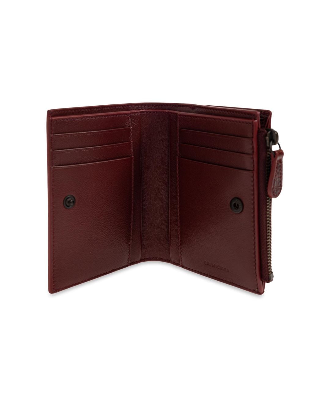 Balenciaga Red Leather Wallet