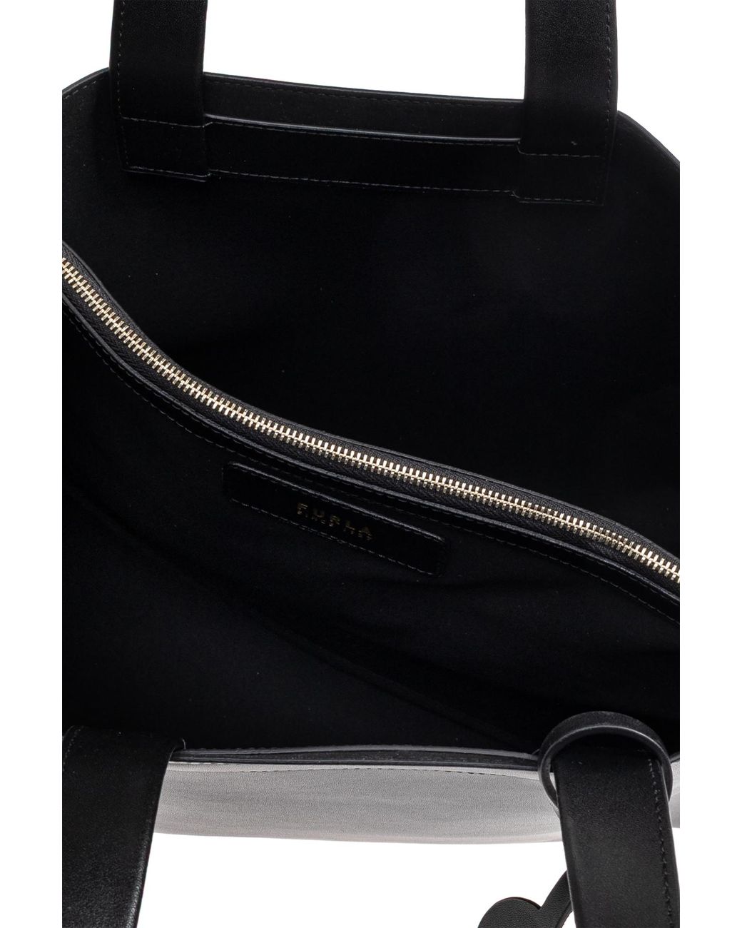 Furla Black Divide Medium Bag