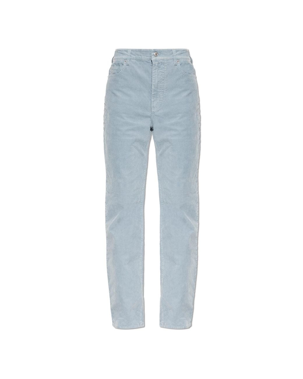 Zadig & Voltaire Blue 'Evy' Corduroy Trousers