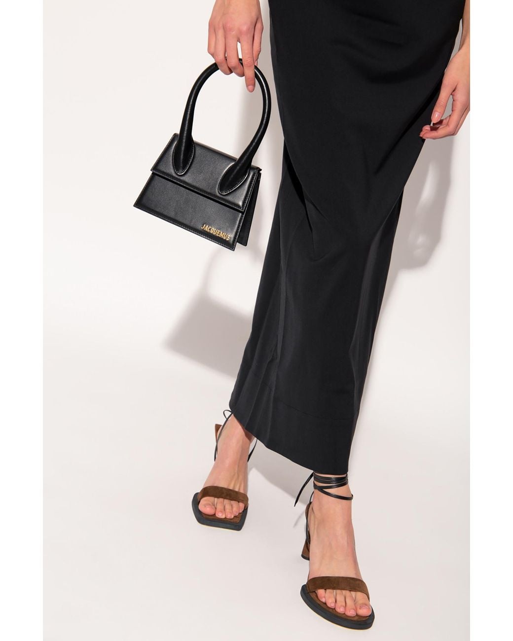 Jacquemus Black 'Le Chiquito Moyen' Shoulder Bag