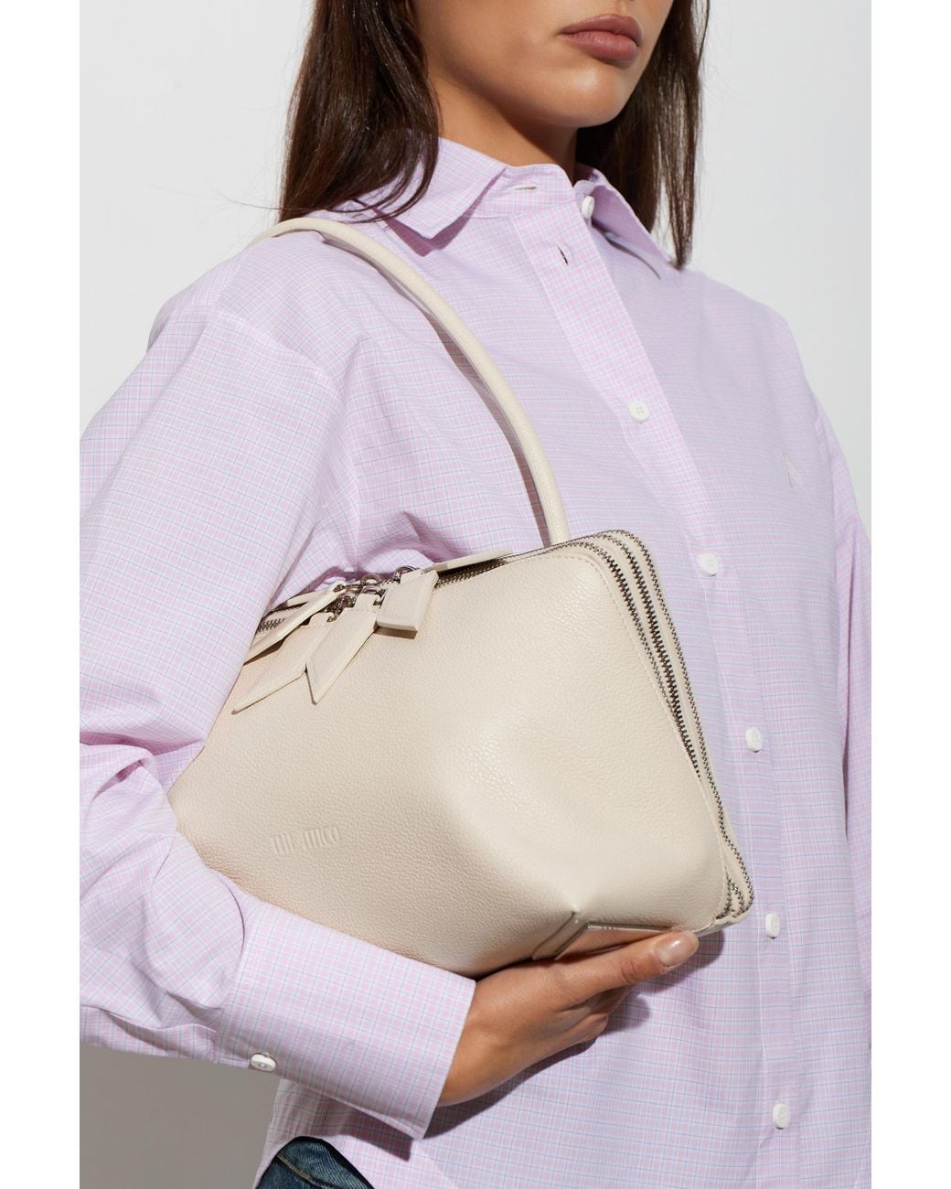 The Attico Natural 'L'Altra Di Milano' Shoulder Bag