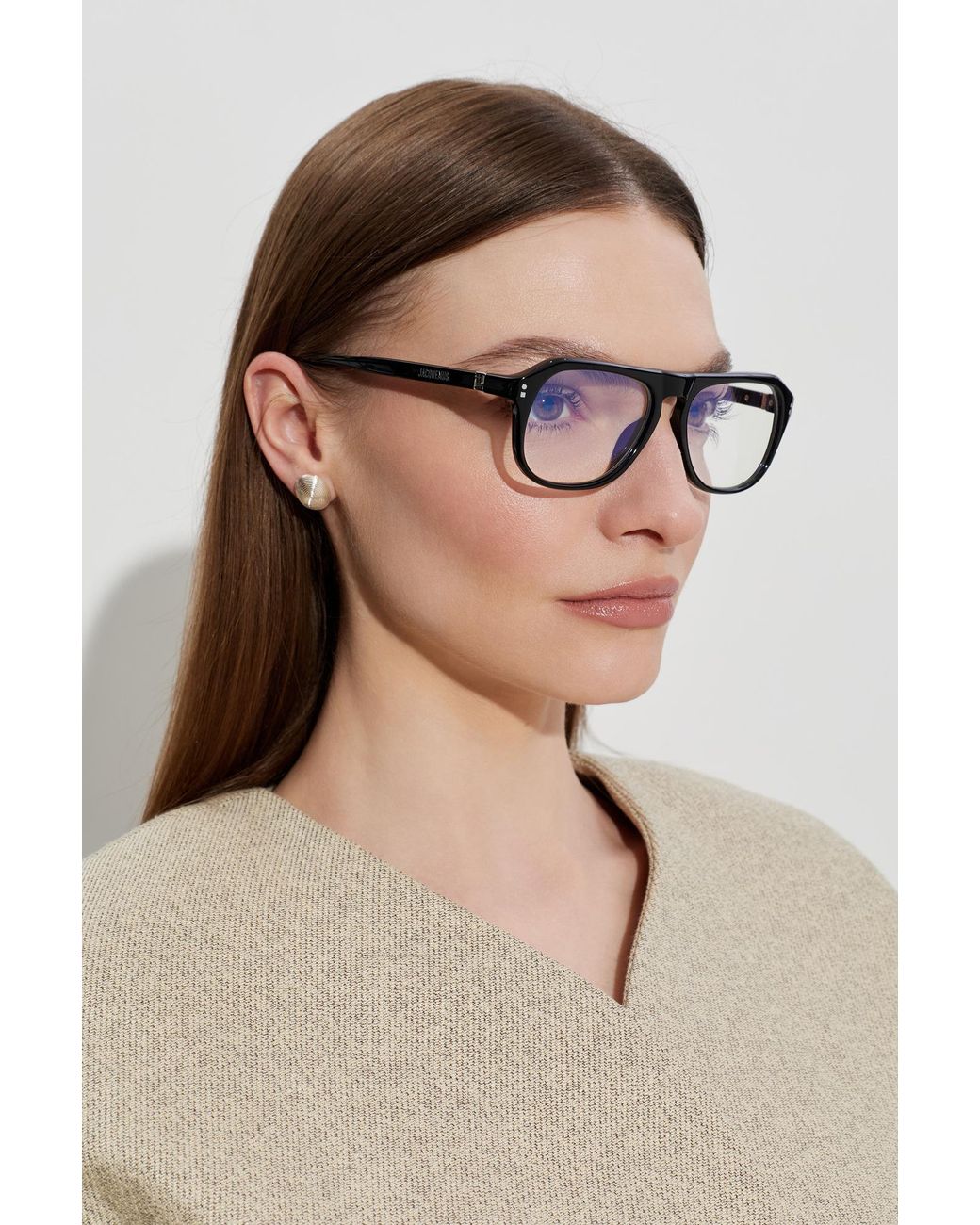 Jacquemus Black Prescription Glasses