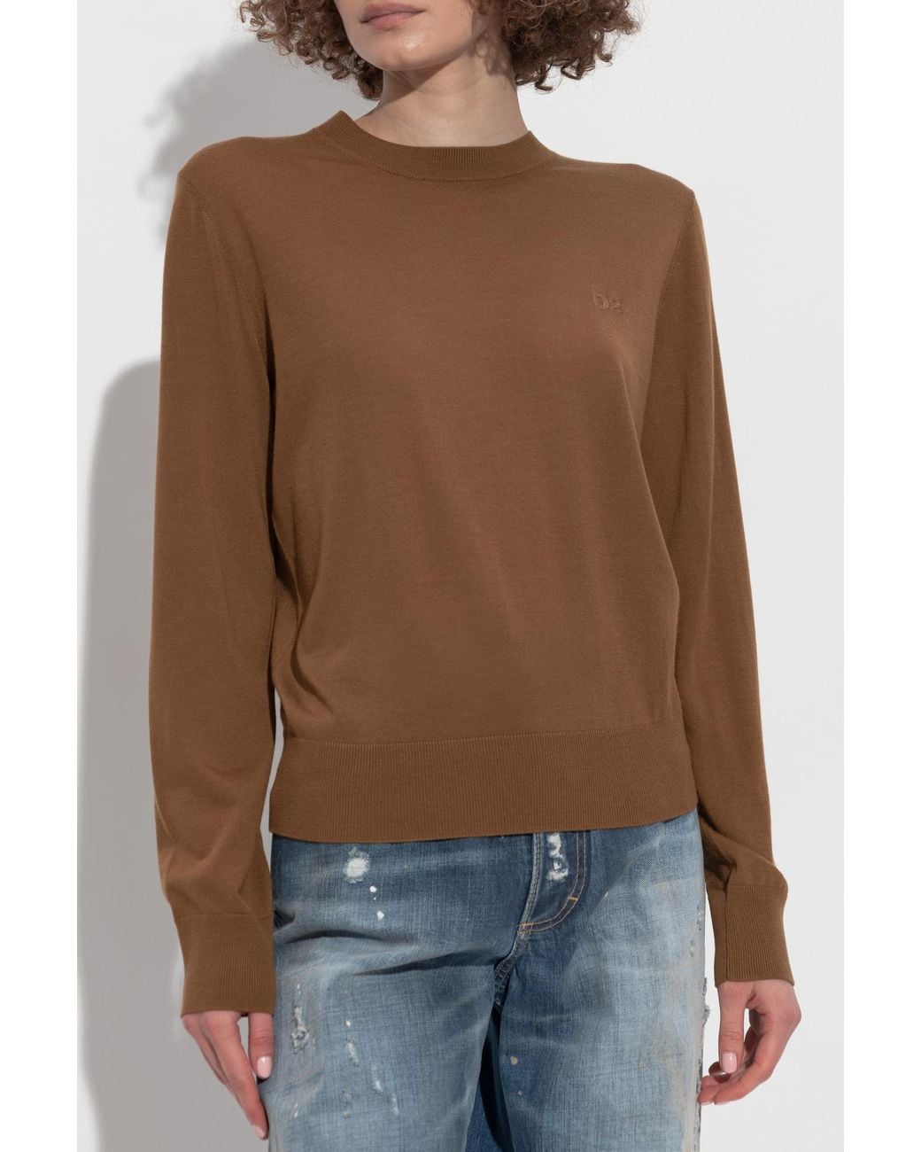 DSquared² Blue Wool Sweater