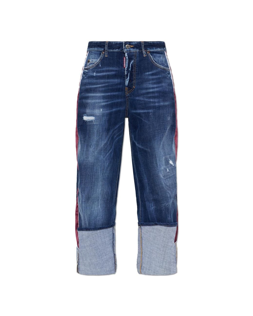 DSquared² Blue Straight-Leg Jeans