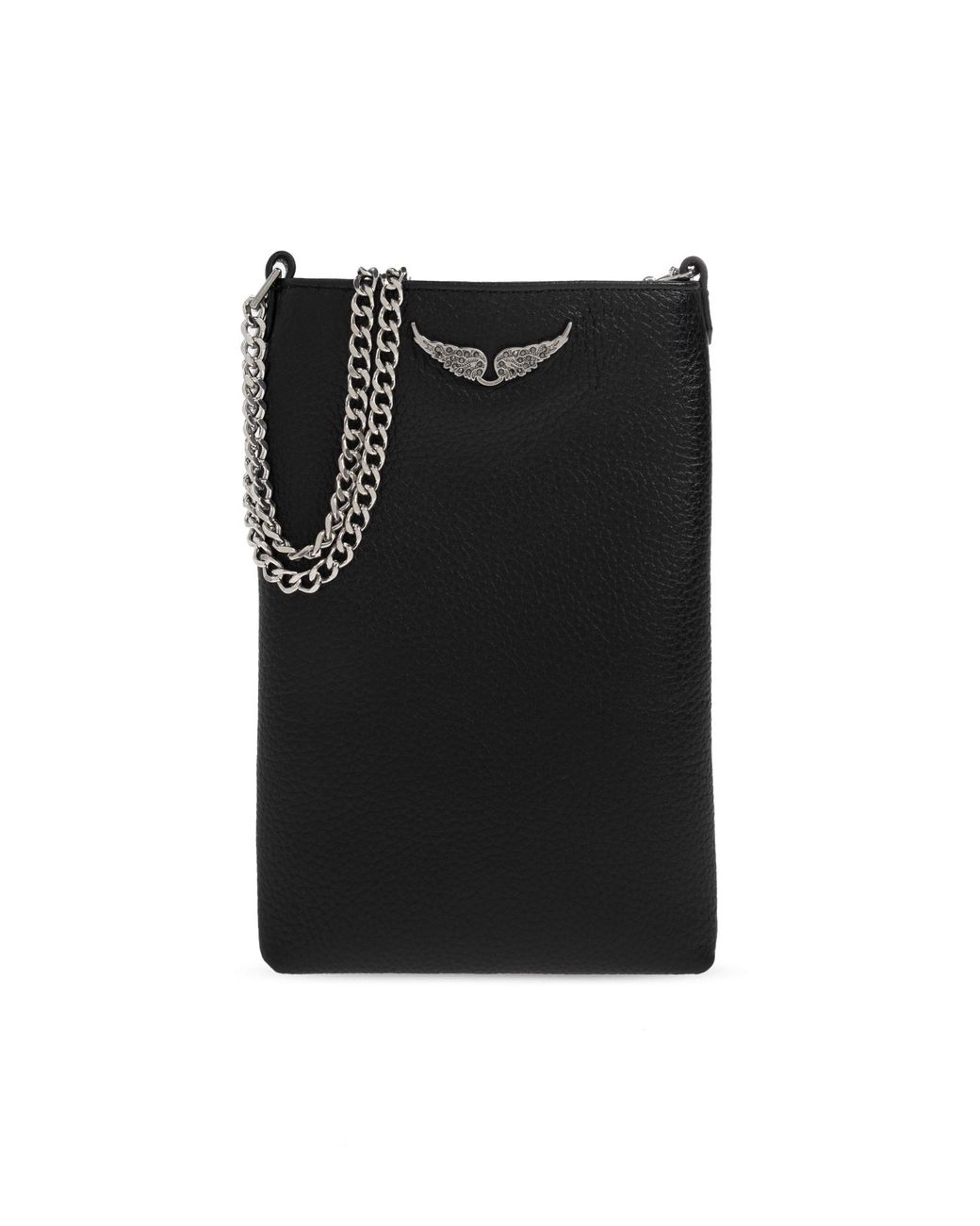 Zadig & Voltaire Black "Rock" Phone Case On A Belt