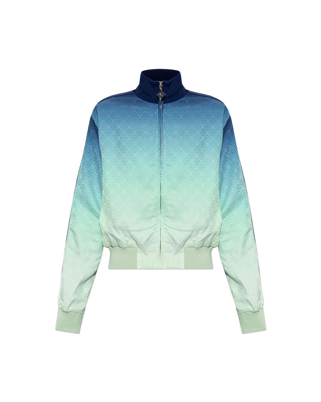 Casablanca Blue Monogram Bomber Jacket
