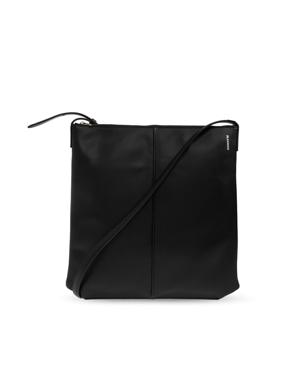 Jil Sander Black Shoulder Bag 'Linea' for men