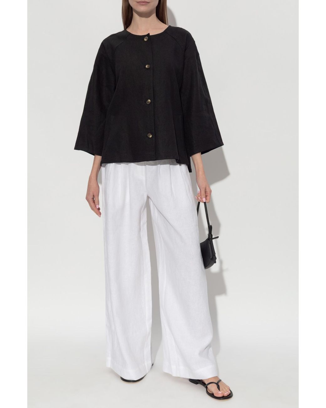 Posse White Parker Trousers