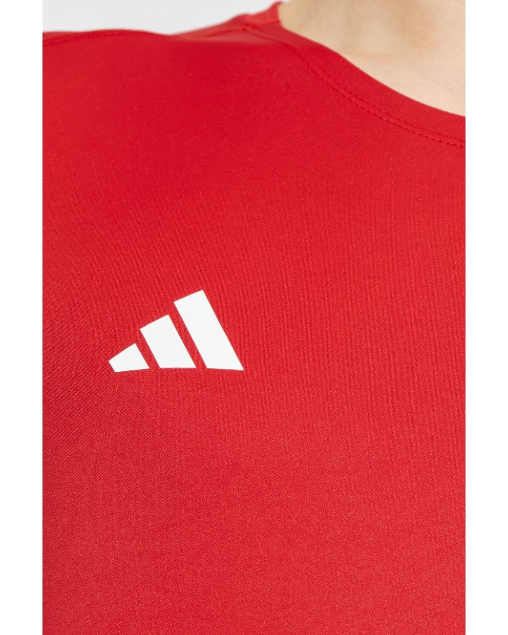 Adidas Originals Red T-Shirt From The Adizero Collection for men