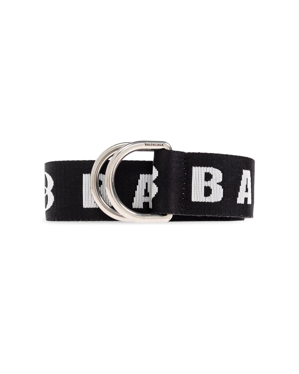 Balenciaga Black Belt With Logo for men