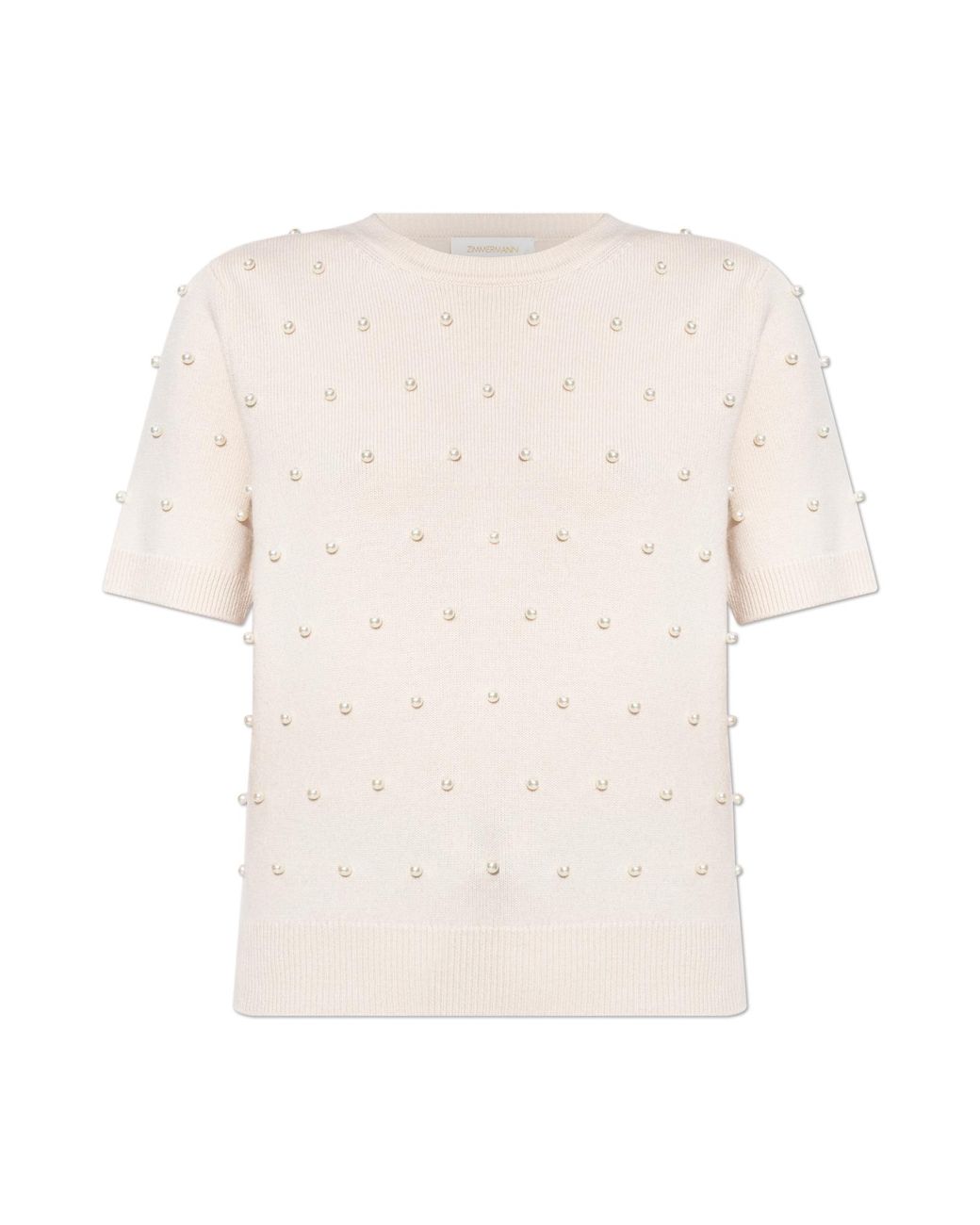 Zimmermann White Sweater "Hypnotic"