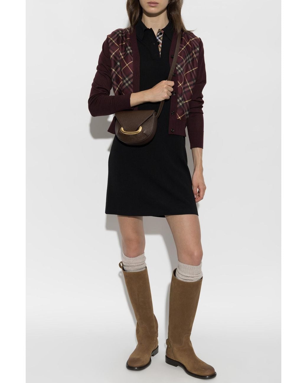 Burberry Purple Cardigan 'Sigourney'