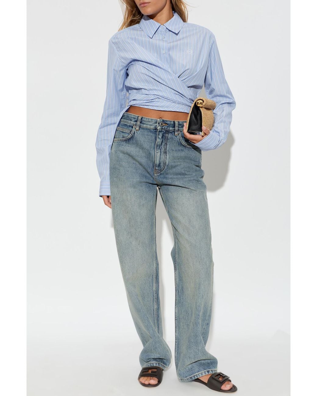 Loewe Blue Straight-Leg Jeans