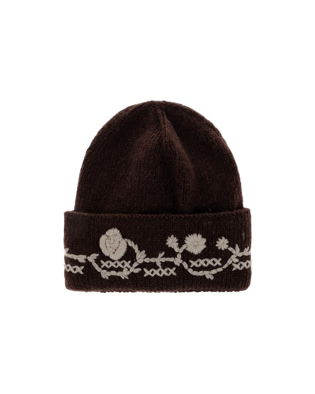 Moncler Black Wool Beanie Hat