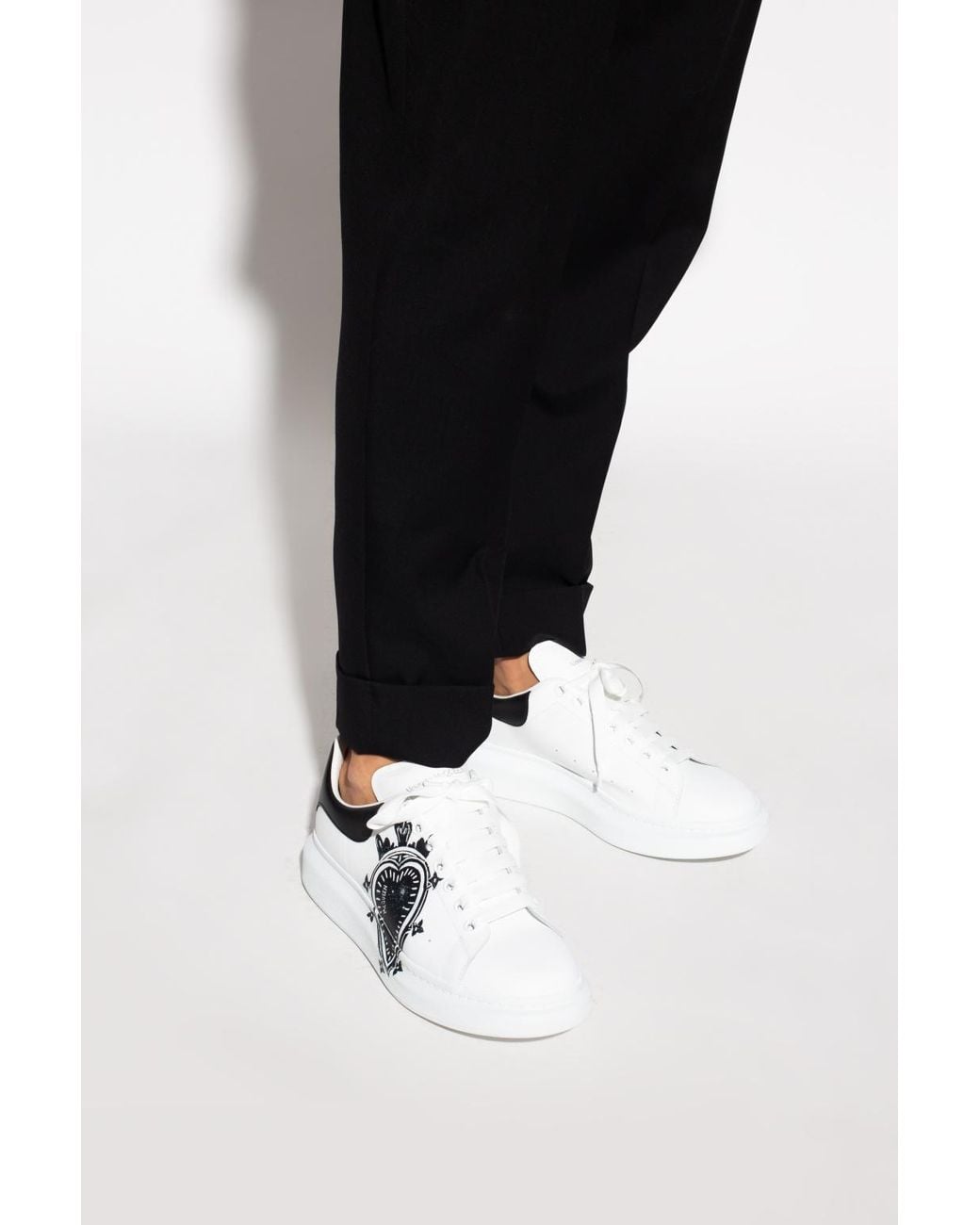 McQueen Black 'Larry' Sneakers for men