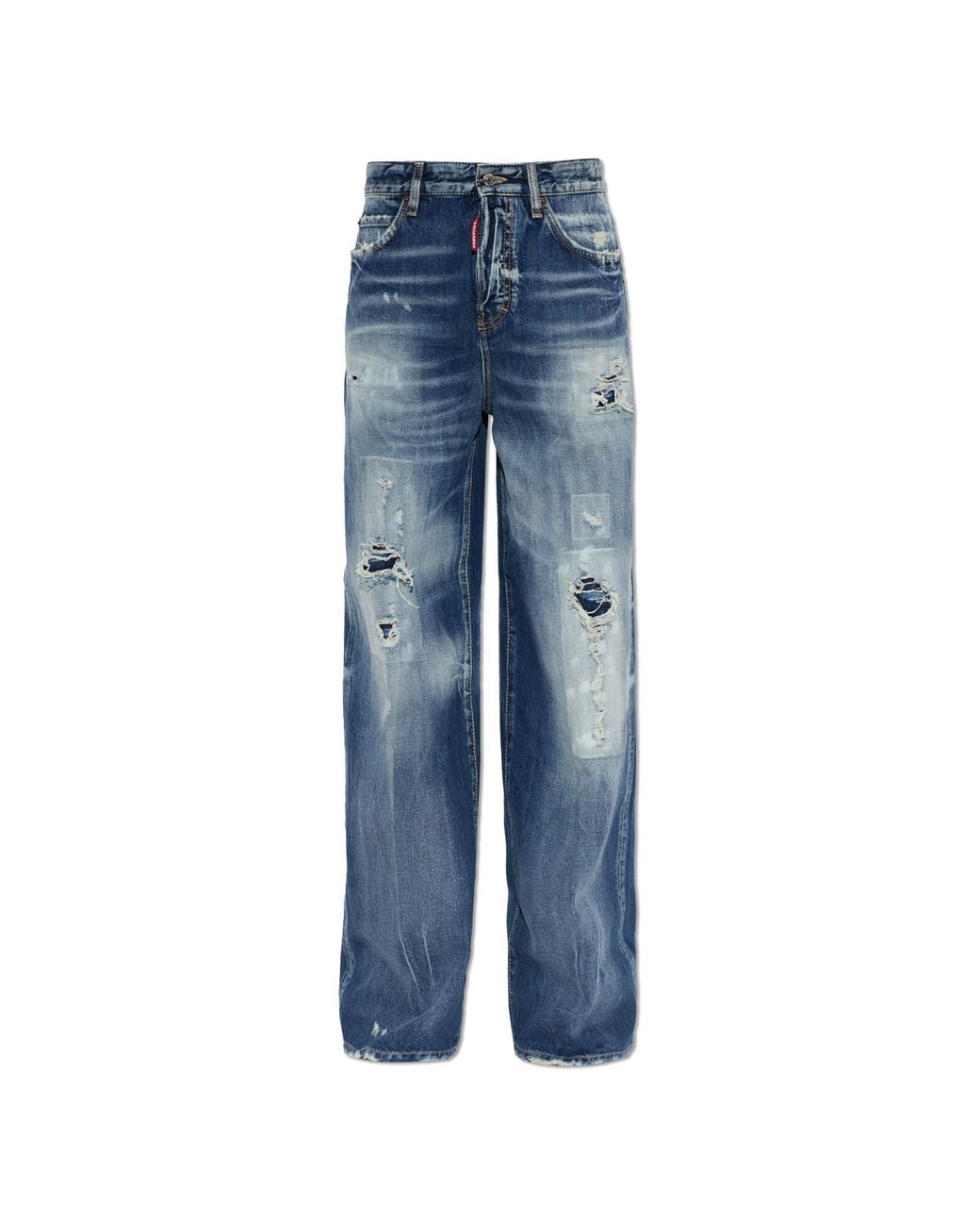 DSquared² Blue Baggy Jeans