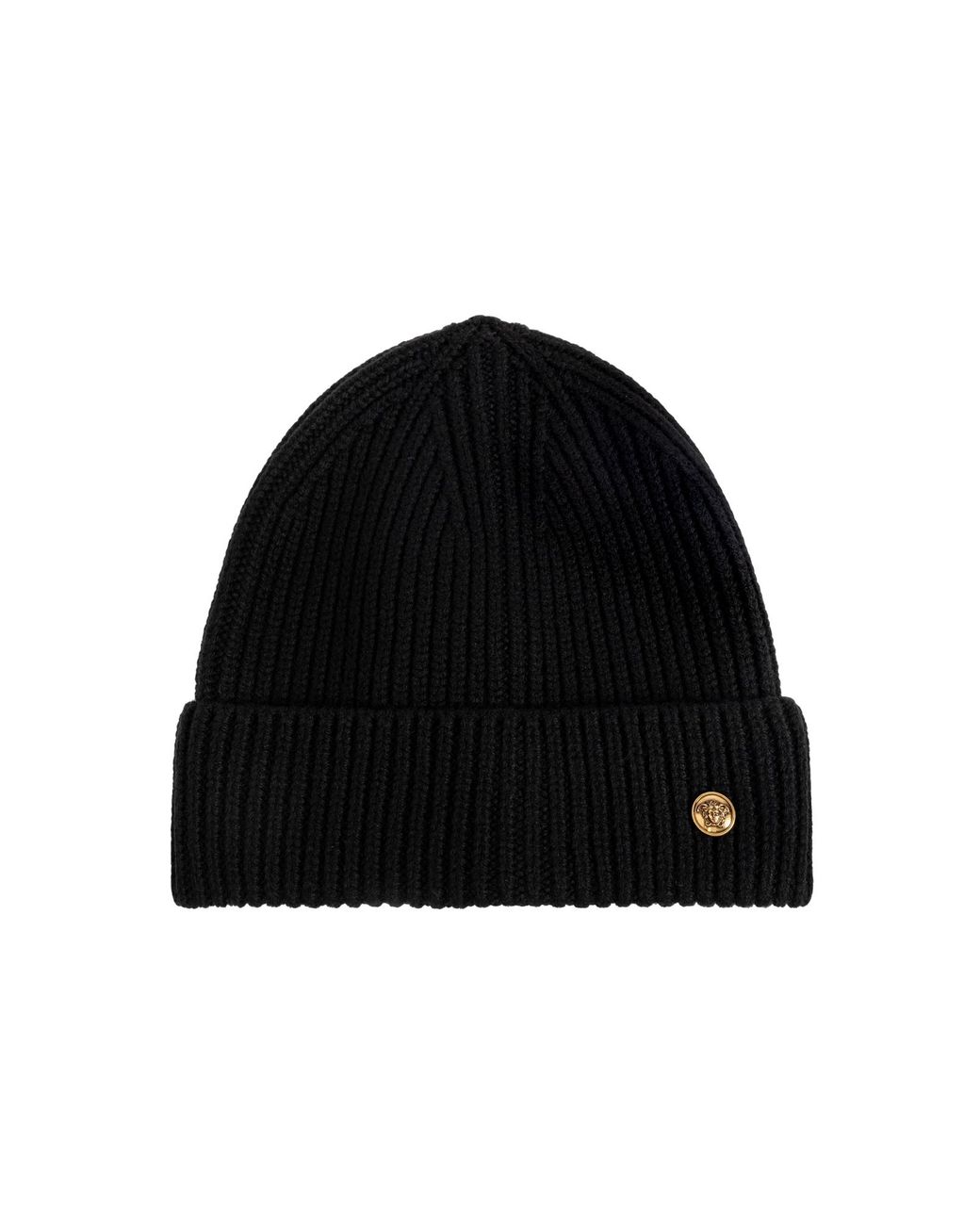 Versace Black Wool Hat