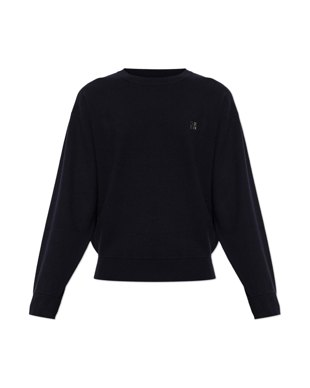 DSquared² Black Sweatshirt With Logo Appliqué for men