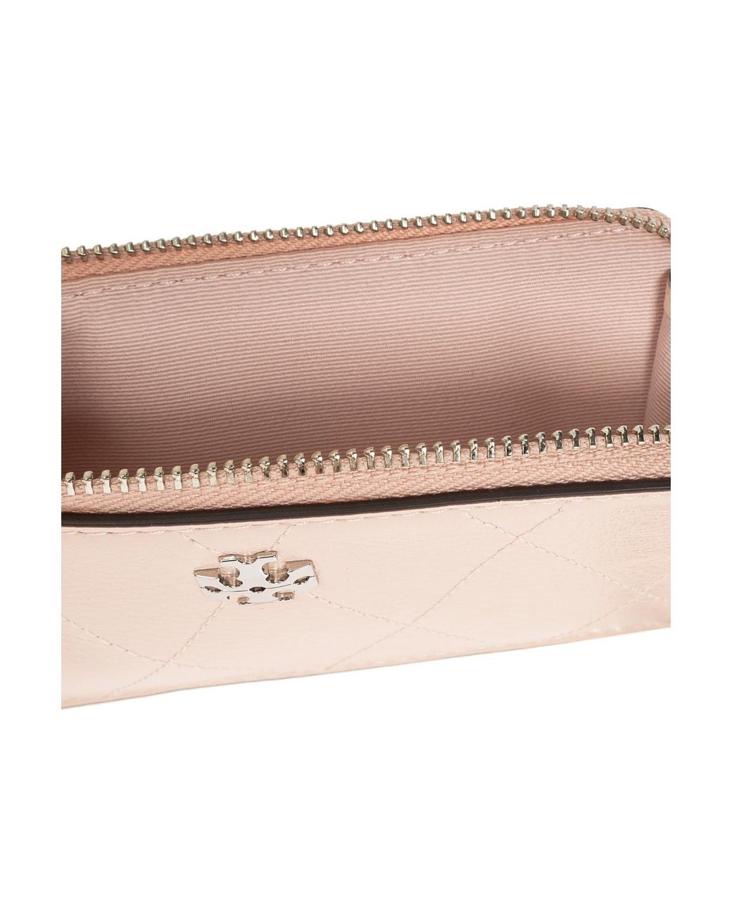 Tory Burch Pink Leather Card Holder