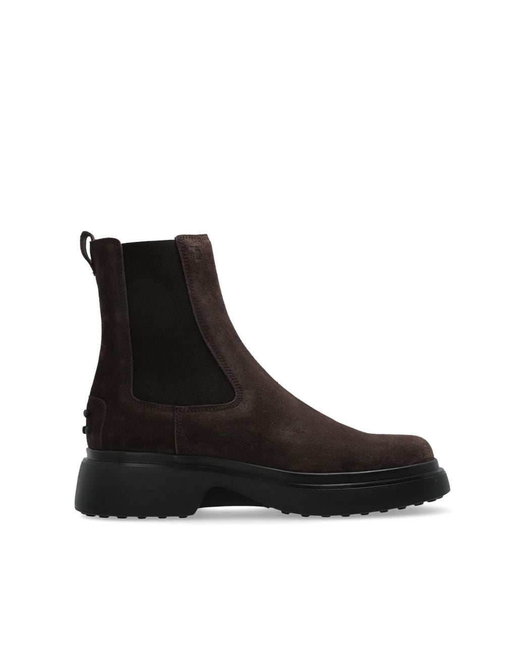 Tod's Black Suede Chelsea Boots