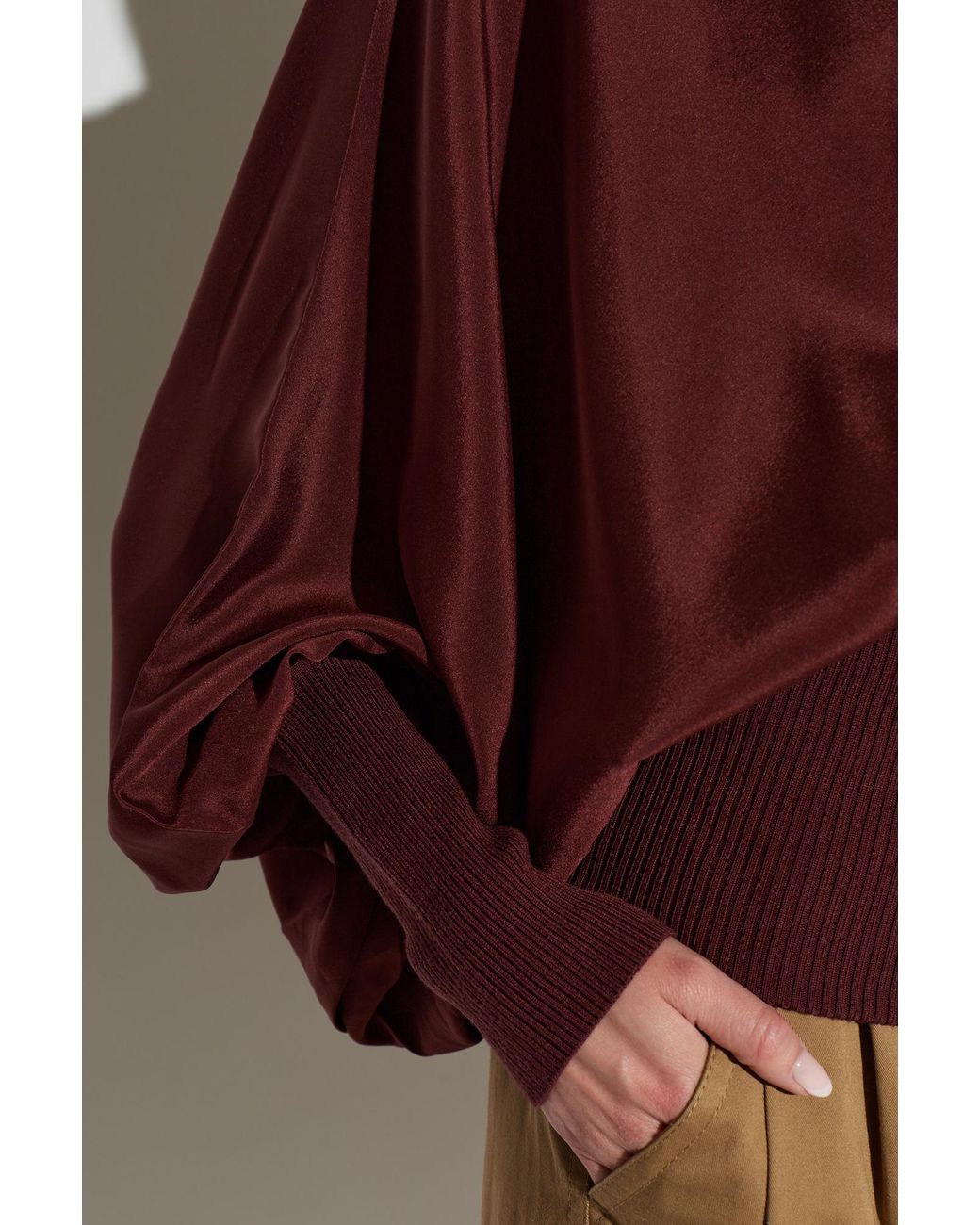 Zimmermann Red Loose Silk Jacket