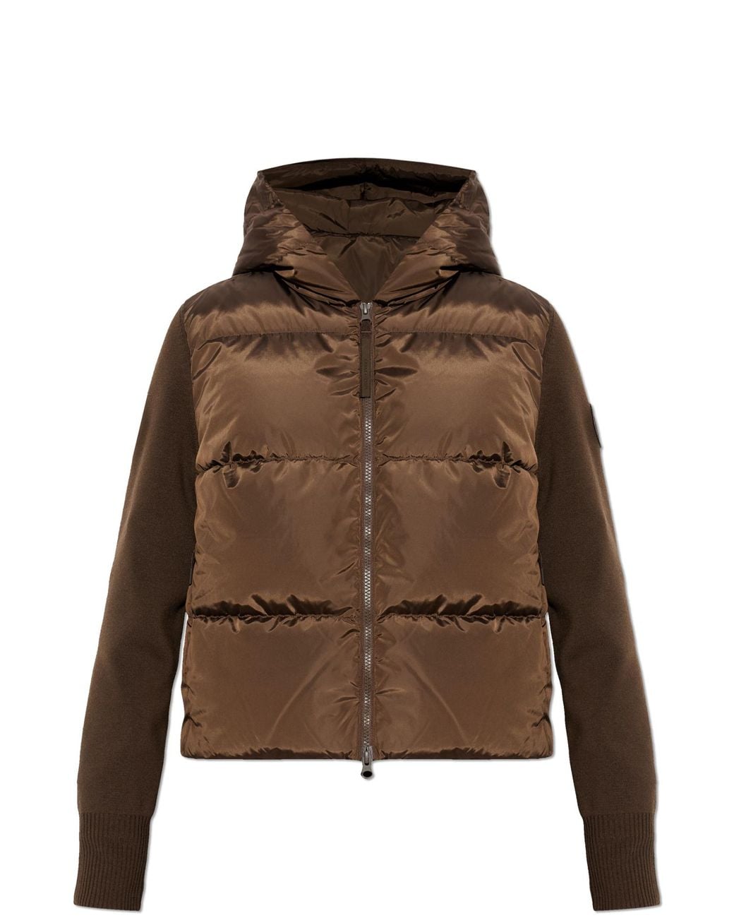 Canada Goose Brown Sweatshirt With Down Filling