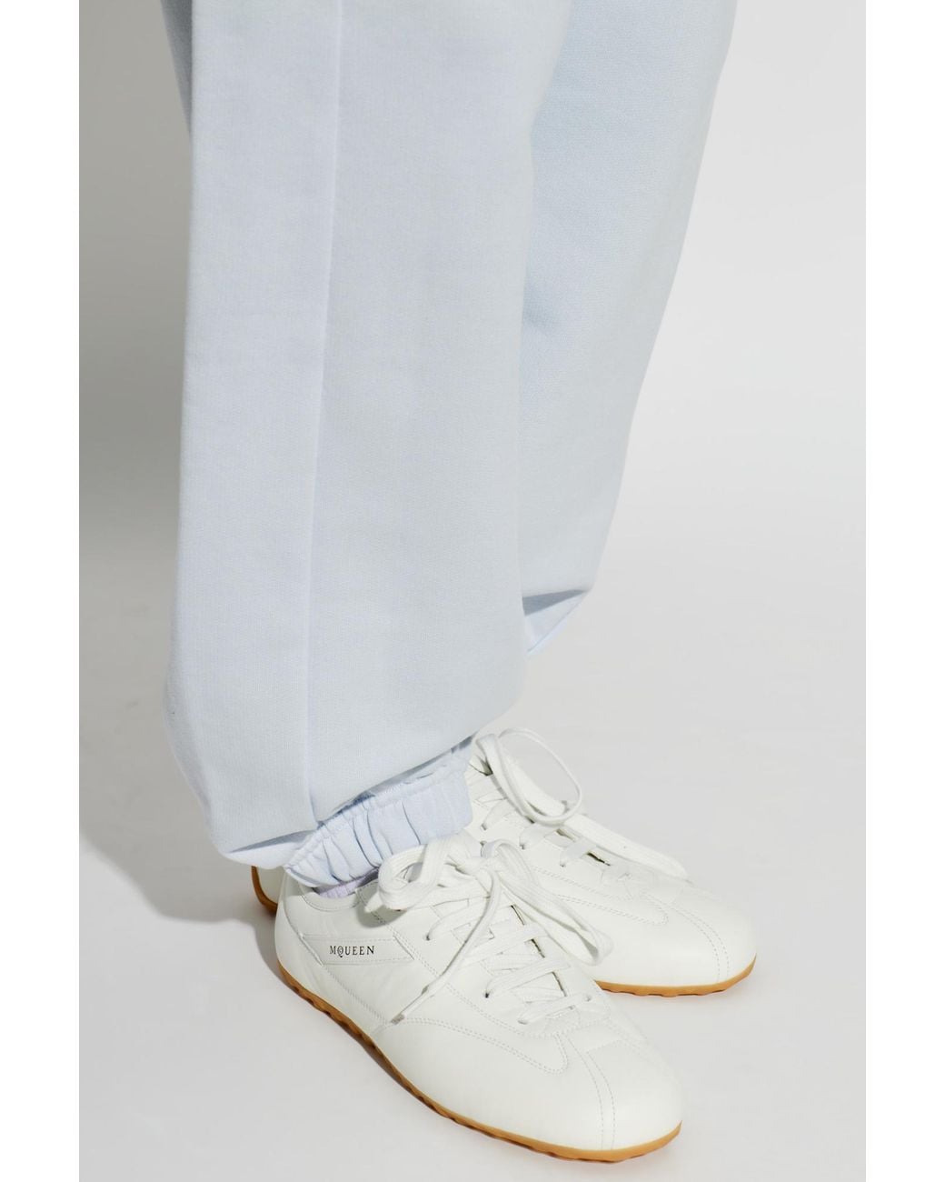 McQueen White 'Boxe' Sports Shoes