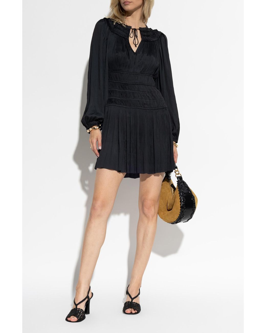 Ulla Johnson Black Dress "Malia"