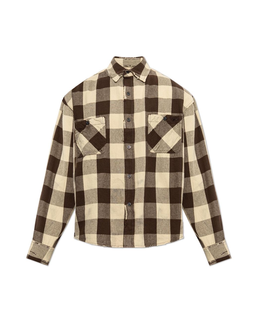 DIESEL Brown Shirt 'S-Drum' for men