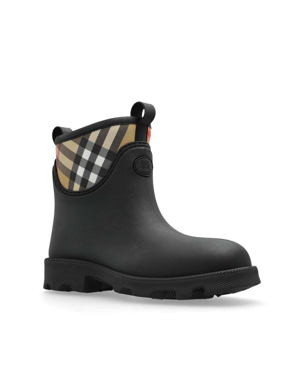 Burberry Black Marsh Stamp Wellington Boots