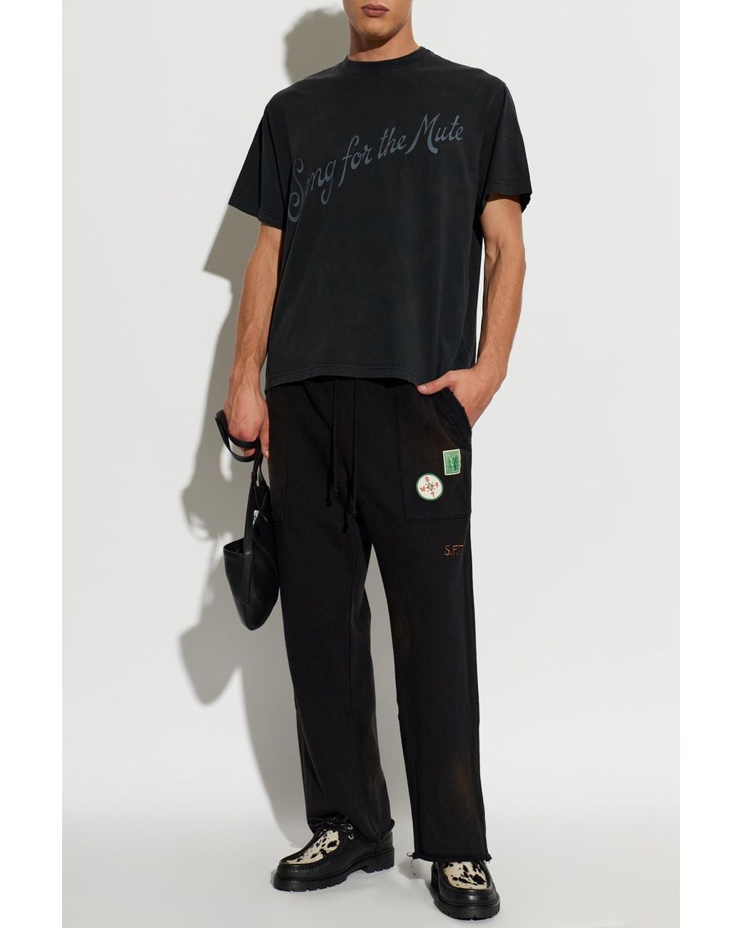Song For The Mute Black T-Shirt for men