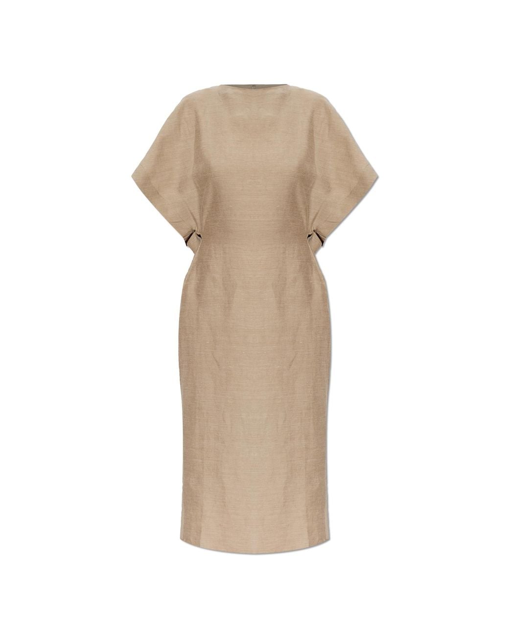 Jacquemus White Dress With A Back Slit