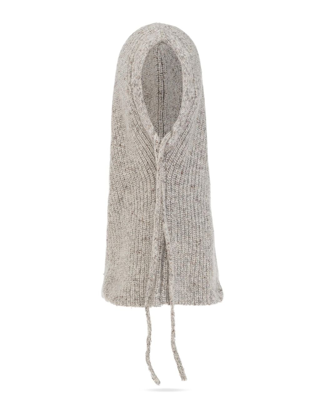 Fabiana Filippi Gray Hood With Lurex Thread