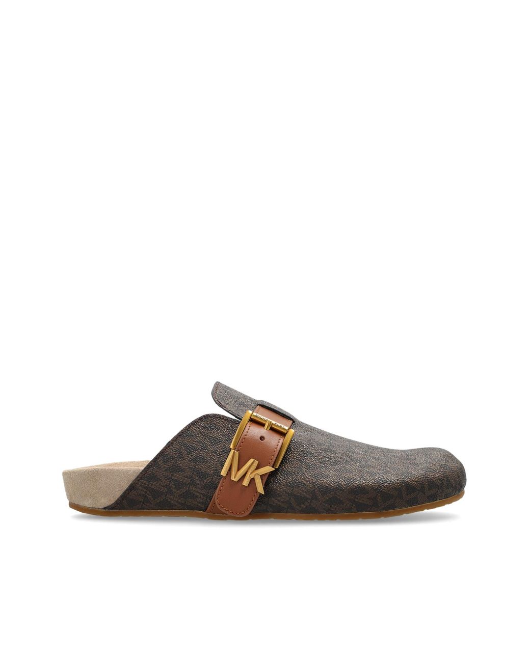 MICHAEL Michael Kors Brown 'Greer' Slides