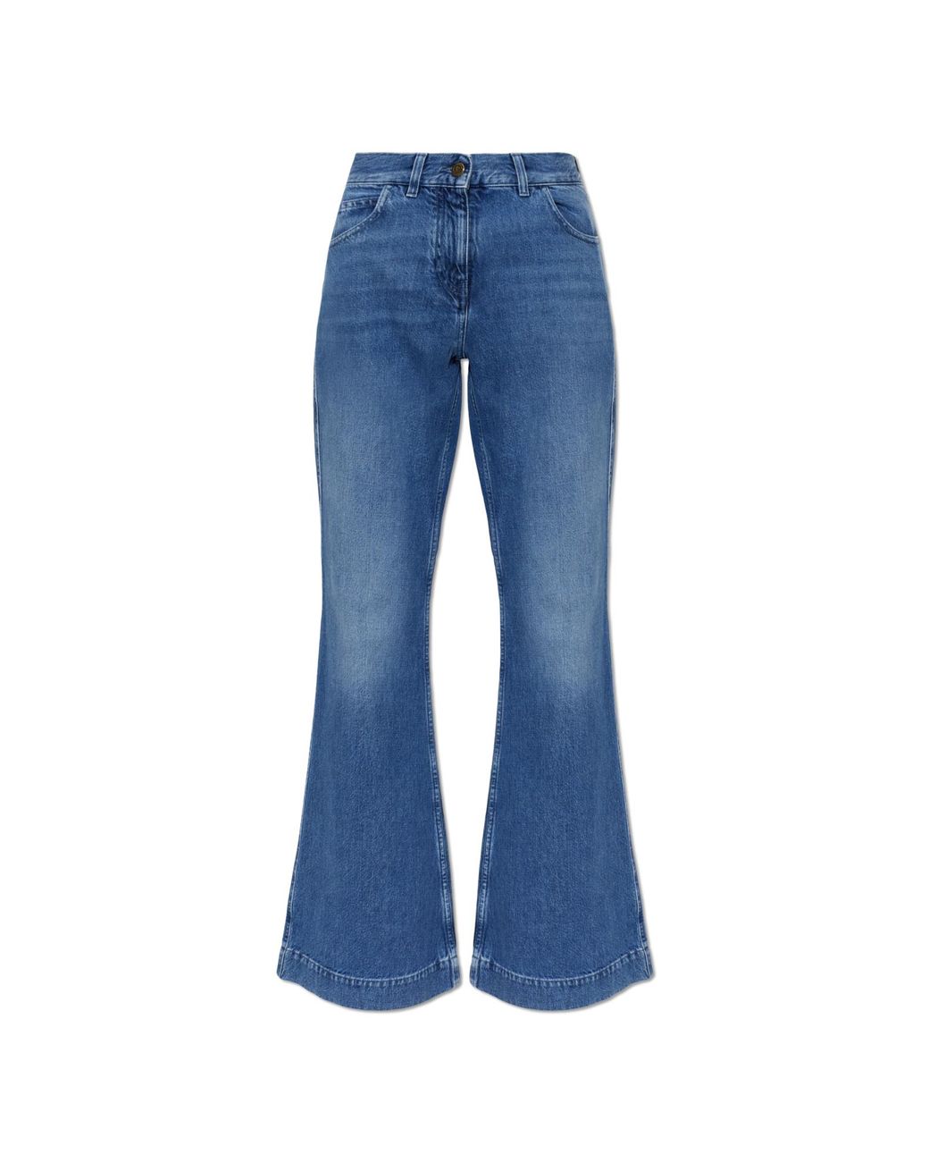 Moncler Blue Flared Leg Jeans
