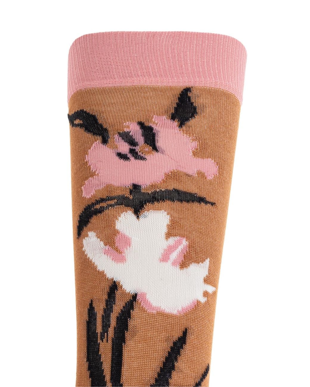 Marni Pink Socks With Logo