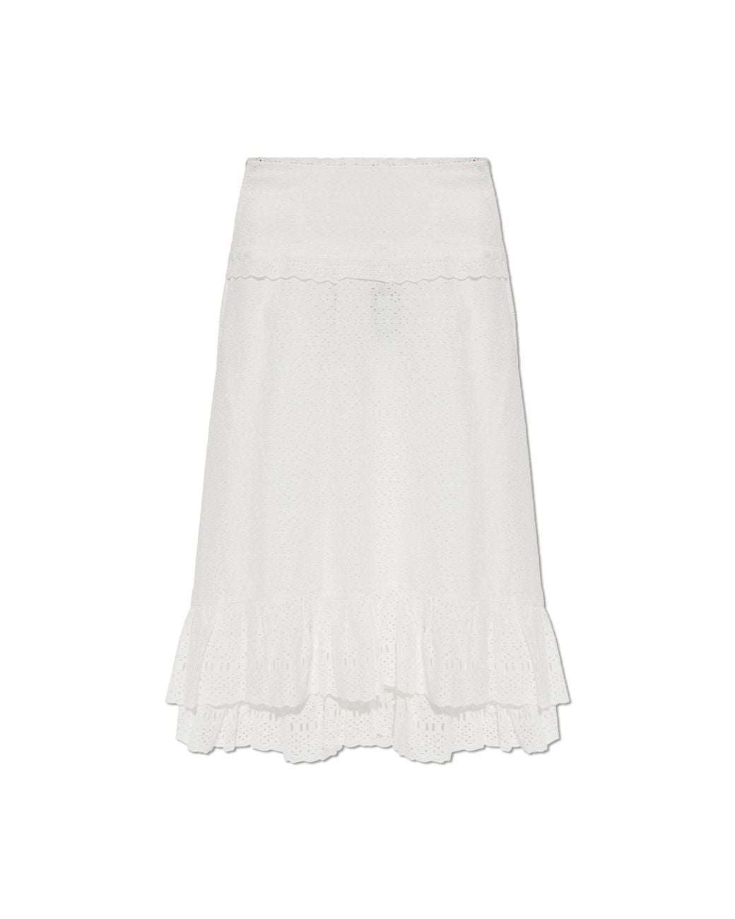 Ulla Johnson White Skirt "Pristine"