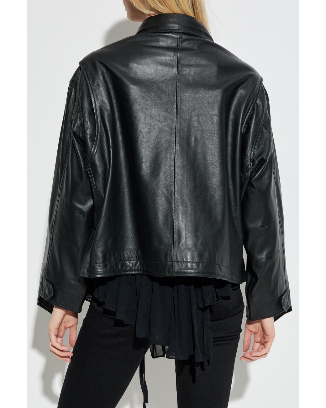 AllSaints Black Leather Jacket