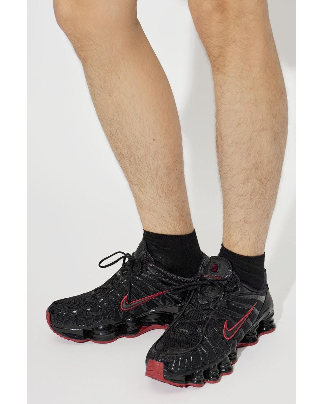 Nike Black Sports Shoes "Shox Tl Se" for men