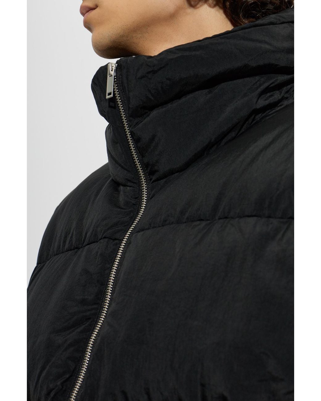 Studio Nicholson Black 'Massey' Down Jacket for men