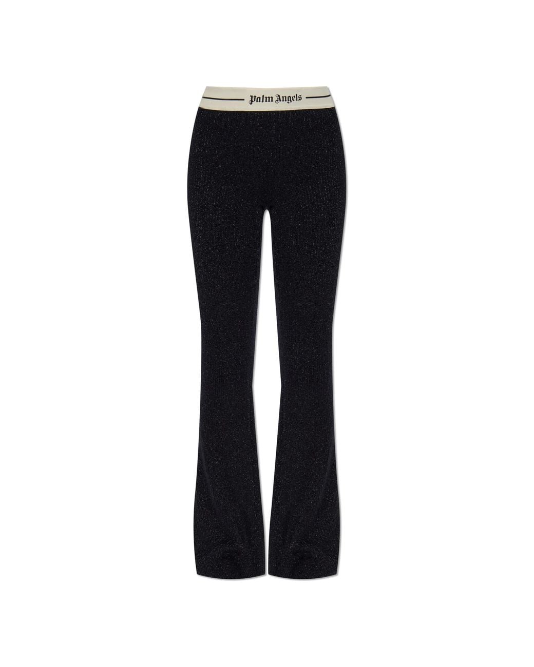 Palm Angels Black Wide Trousers