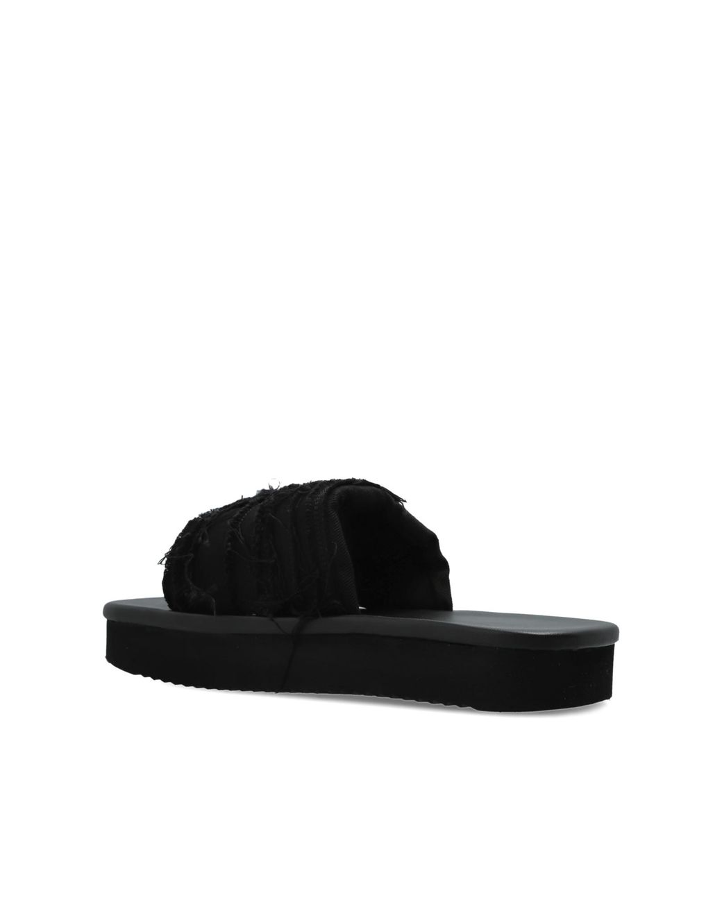 Rick Owens Black Platform Slides for men